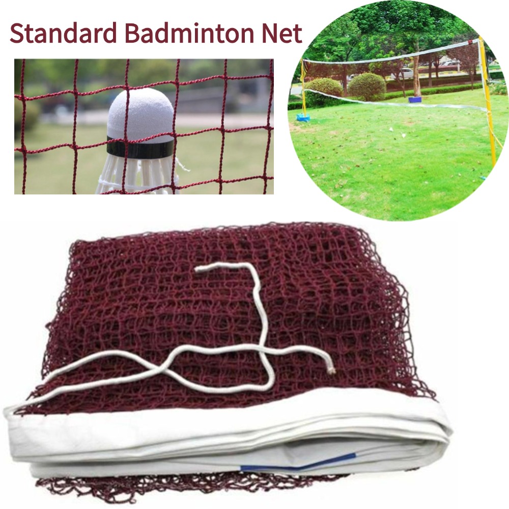 Badminton Materi - Professionelles, Einfaches, Tragbares und Faltbares Sport-Trainings-Standard-Badmintonnetz