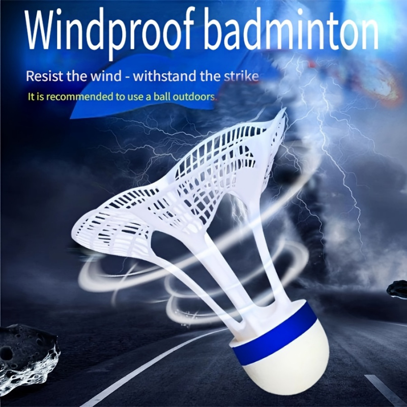 Feather Shuttlecock - 10 Stück windbeständige Badmintonbälle – perfekt
