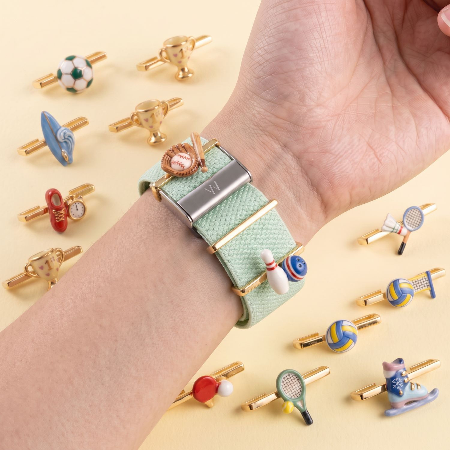 Badminton In English - Whoop 5.0 Band Charms Sportliche Dekorative