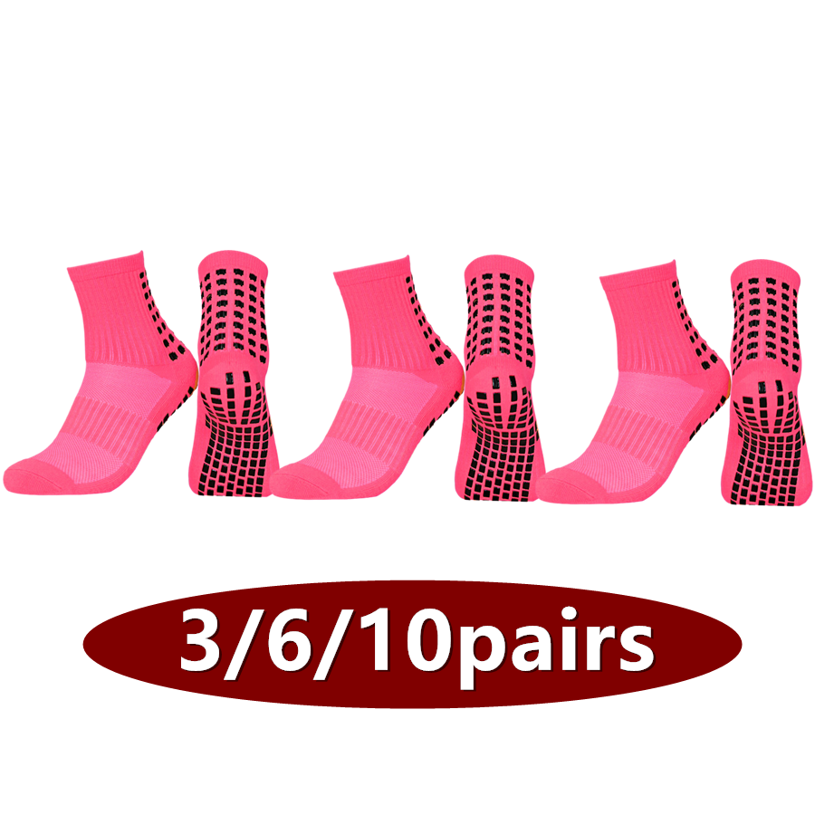 Sports Grip - 3/6/10 Paar Unisex-Socken mit rutschfestem Griff,
