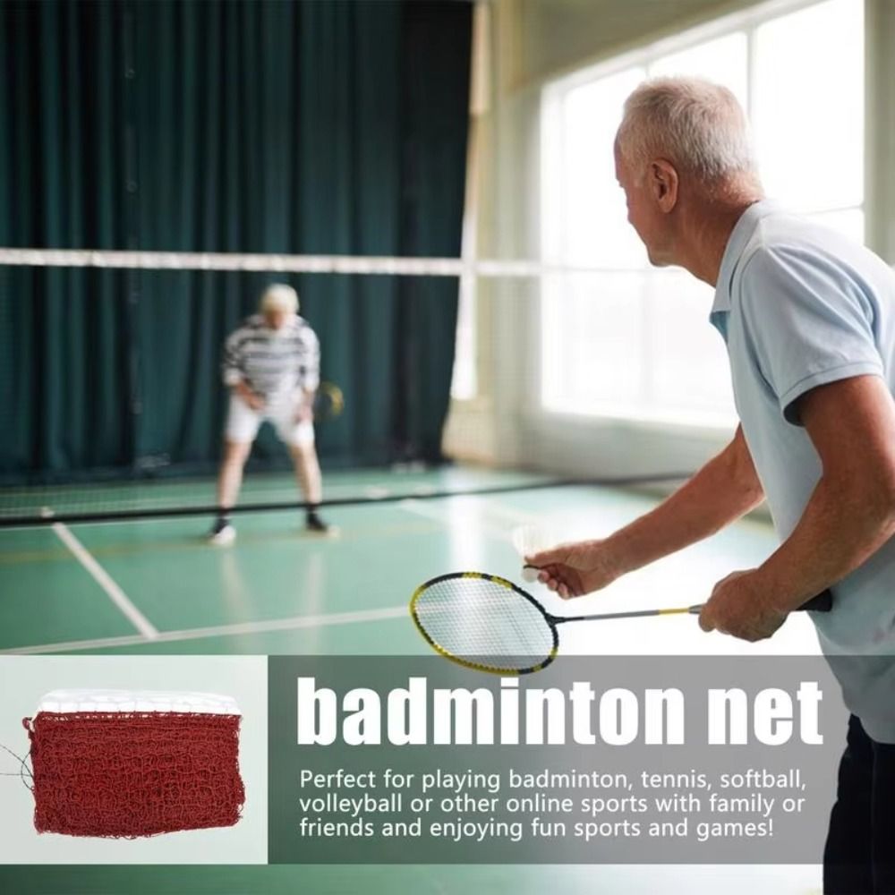 Badminton Net - Standard-Badmintonnetz-Ersatz, einfach zu installierendes Tennisnetz, faltbares