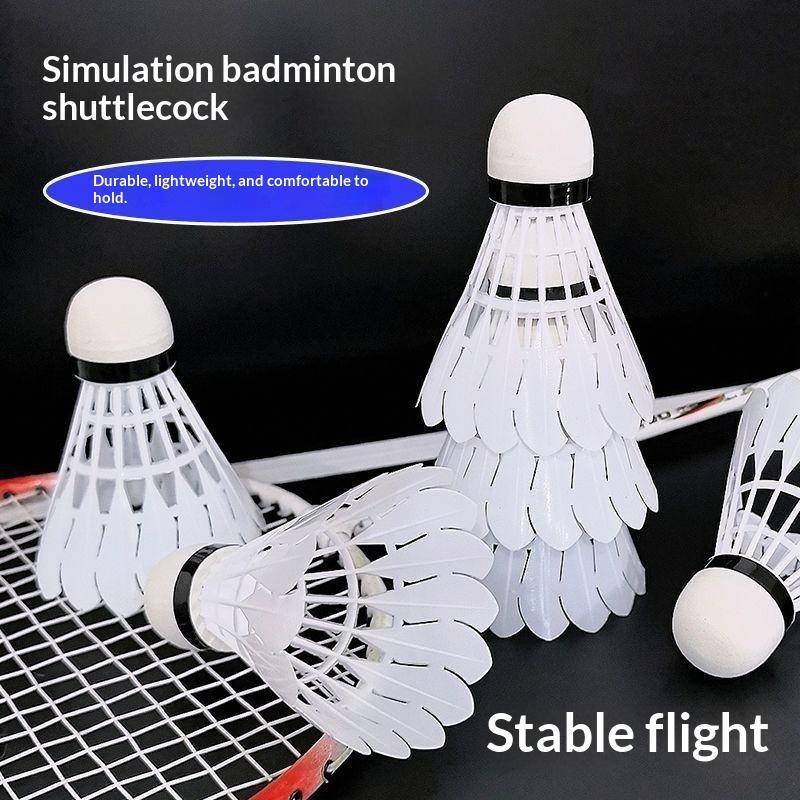 Badminton Shuttlecock - 3/6/12 Stück, für Outdoor-Sporttraining, strapazierfähige Badminton-Federbälle,