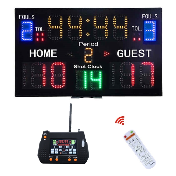 Scoreboard Digital - Tragbare Kabellose Fernbedienbare LED Digitale Anzeigetafel,