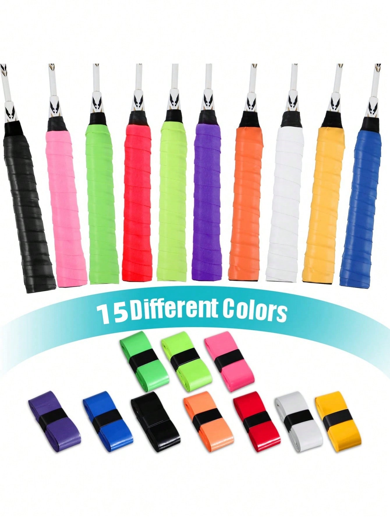 Badminton Materi - PU Tennis Badminton Overgrip Trockenes, schweißabsorbierendes,