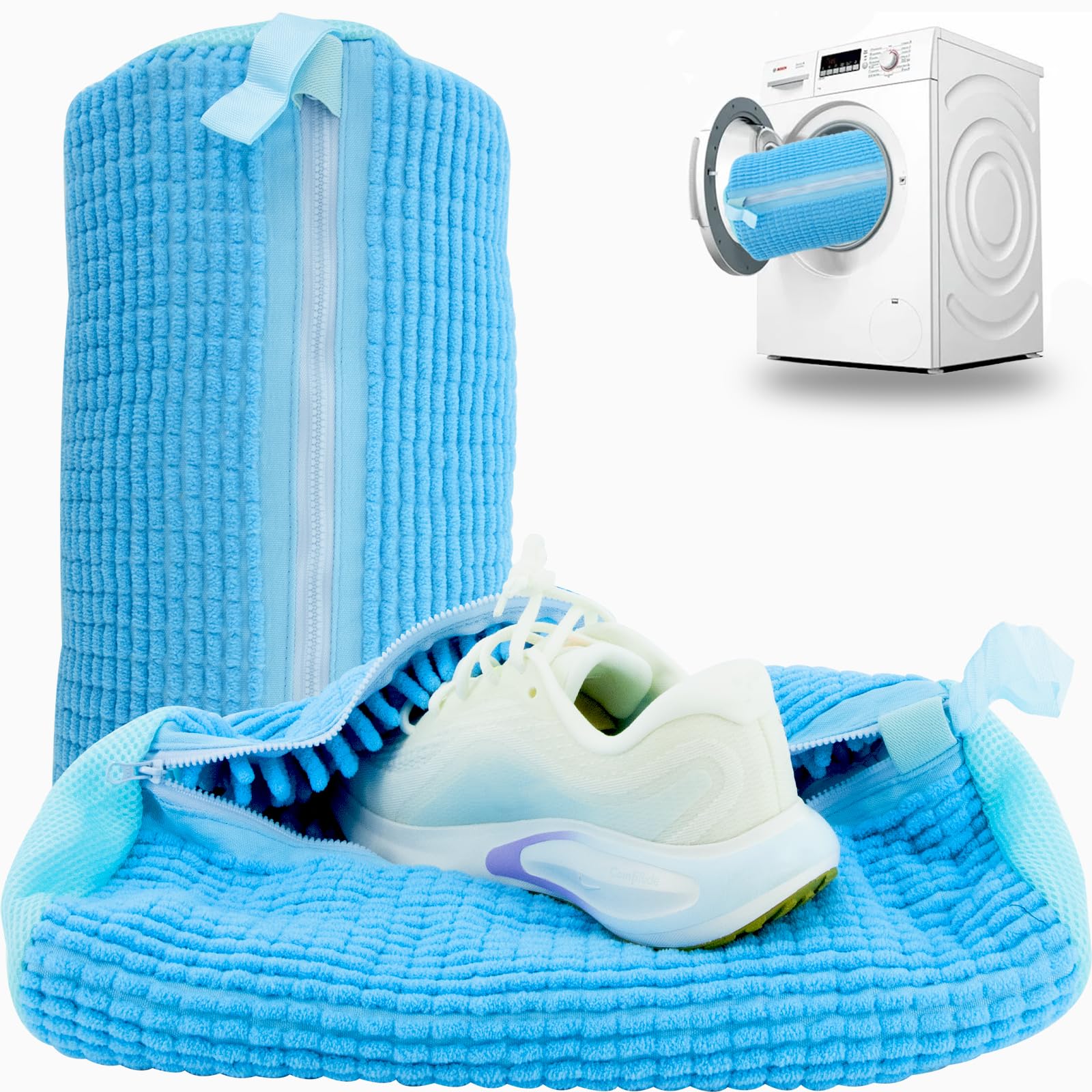 Badminton Bag - 1/2/3 Stück wiederverwendbare Schuhreinigungs-Wäschebeutel 360 °