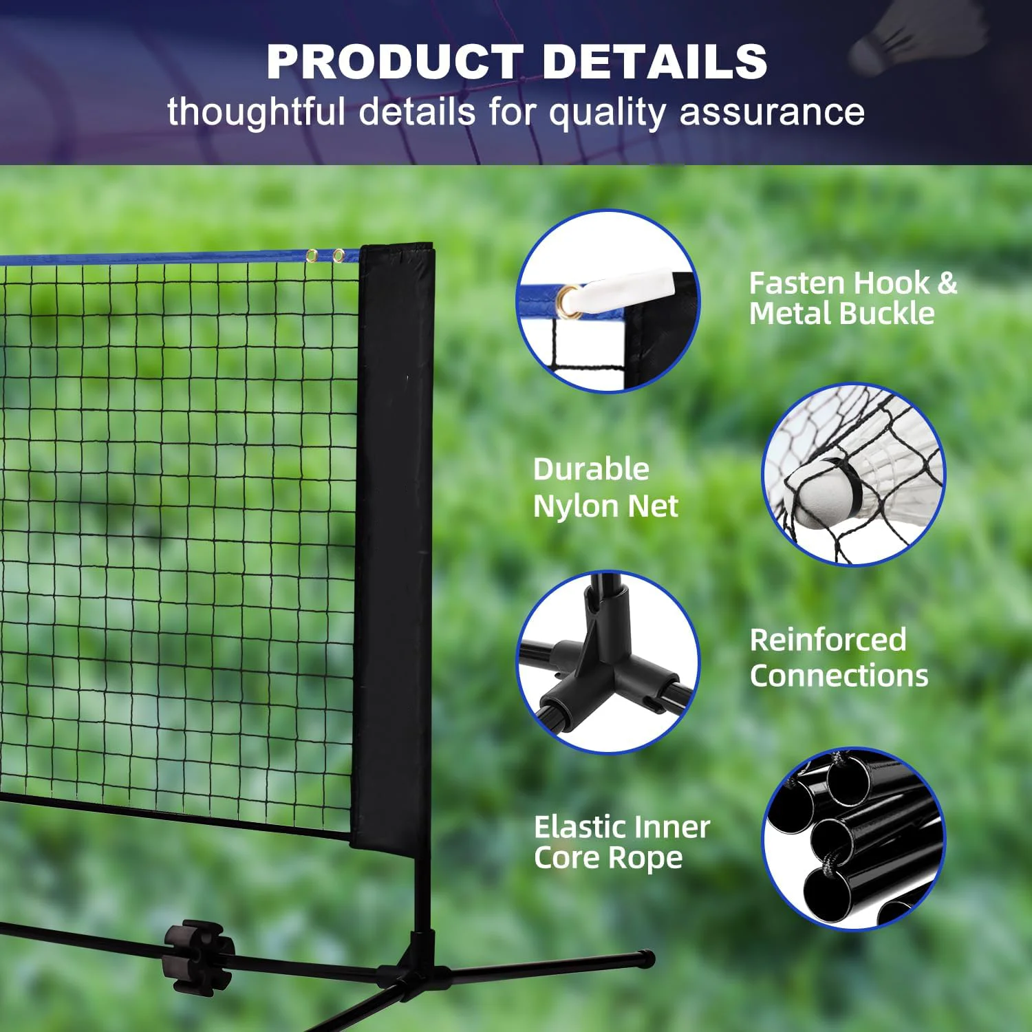 Höhenverstellbares 10FT Multi- – Badminton Net Bewertung und Preis