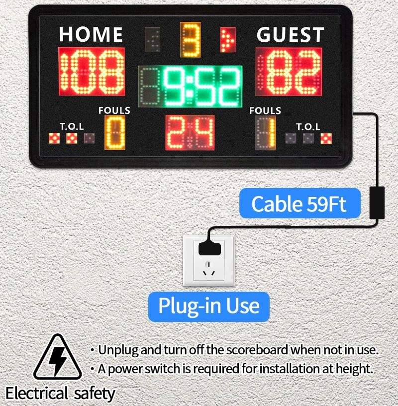 Tragbare Konsole mit Bedienfel – Scoreboard Digital Bewertung und Preis