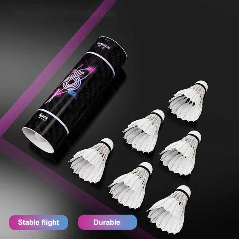 3/6 Stück Badmintonbälle Feder – Feather Shuttlecock Bewertung und Preis