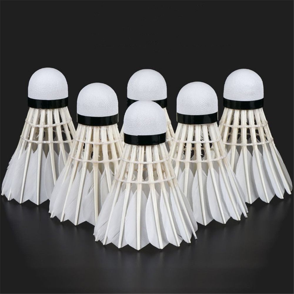 3/6/12Pcs Neue Weiß Badminton  – Feather Shuttlecock Bewertung und Preis